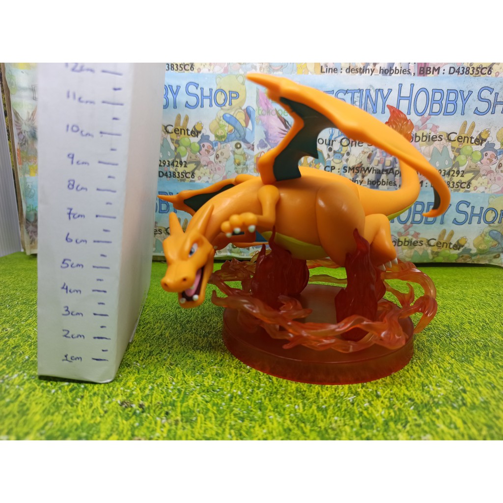 Pokemon Figure Charizard Blast Burn Resin Pajangan Mainan Anak