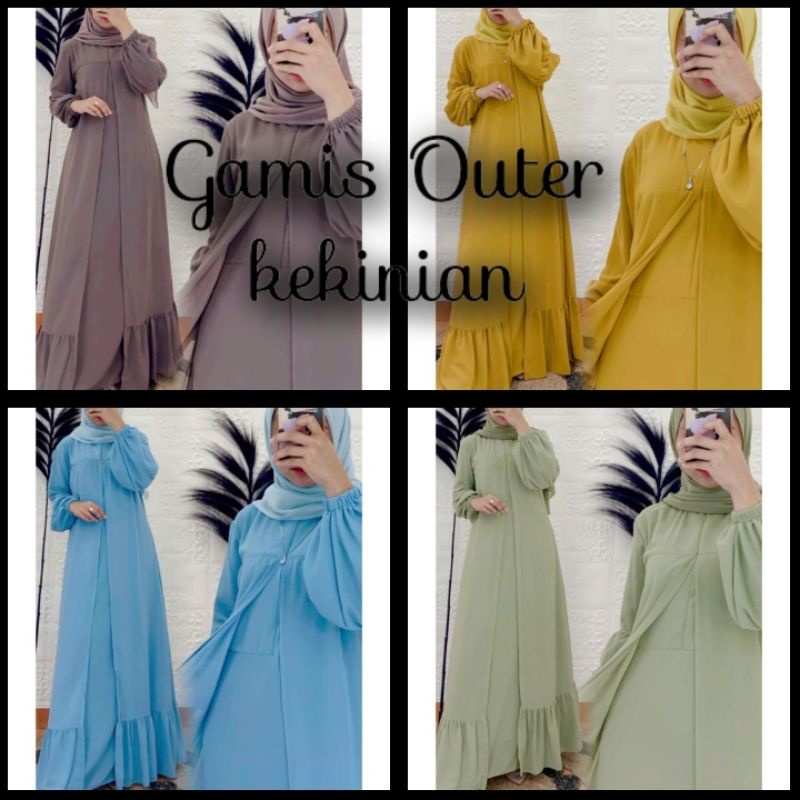 Gamis Melayu Malaysia Outer Kekinian