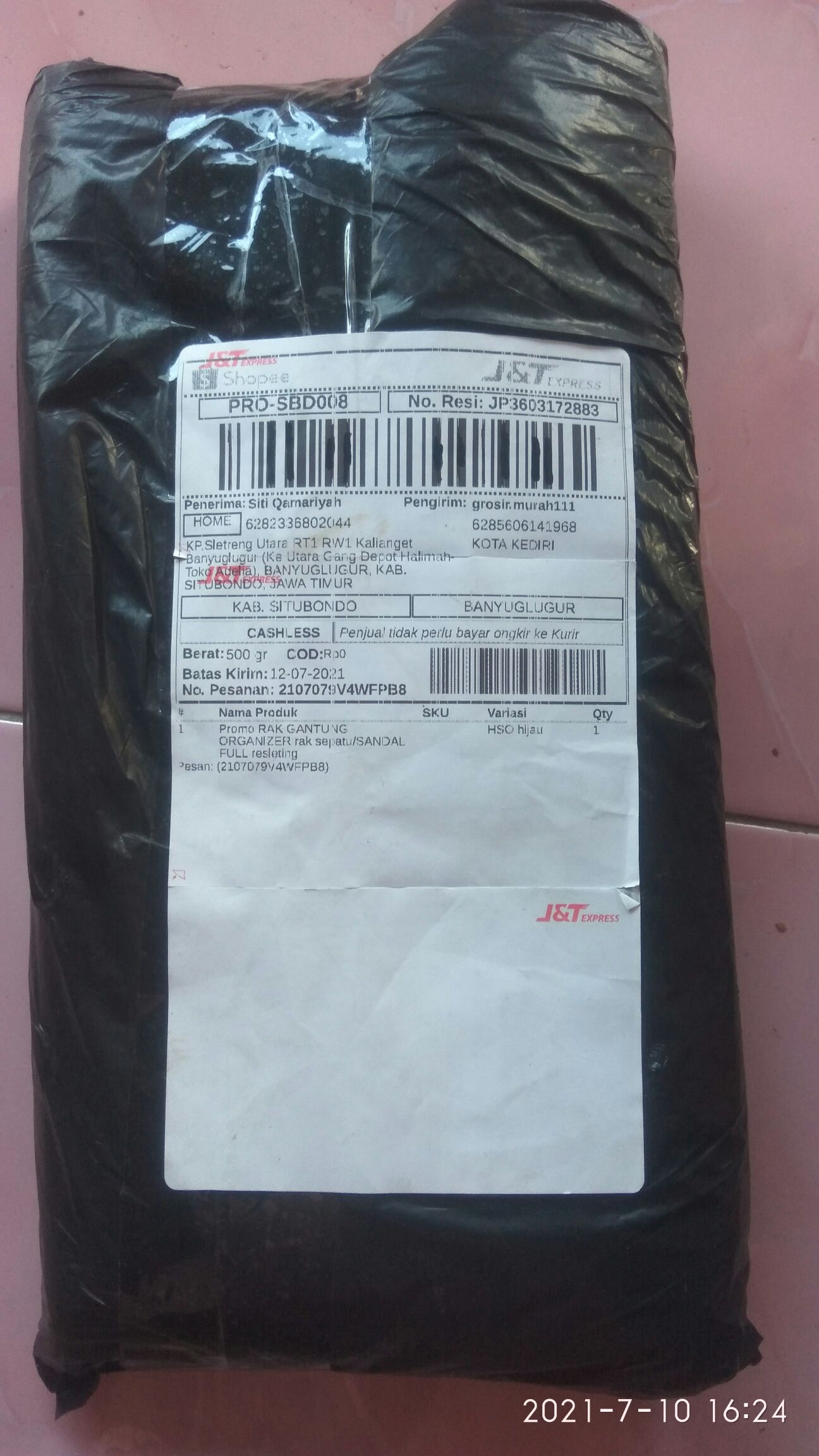 Promo Rak Gantung Organizer Rak Sepatu/sandal Full Resleting