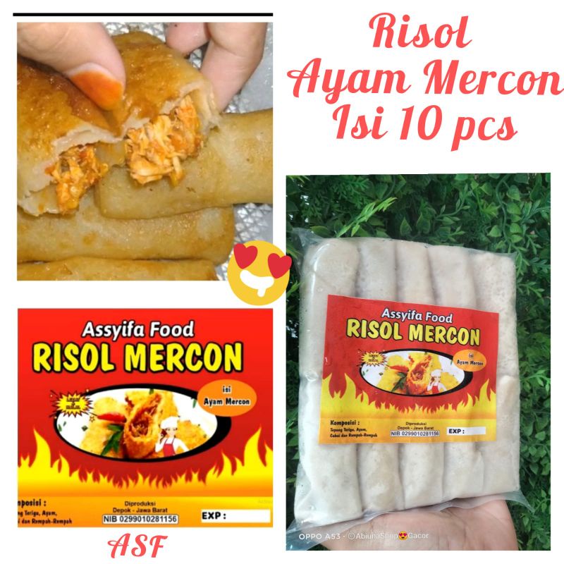 

Risol ayam mercon