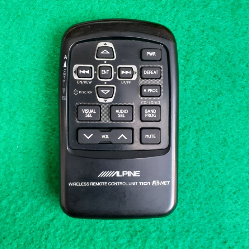 Remote ALPINE Head Unit Tape Mobil Original Asli .