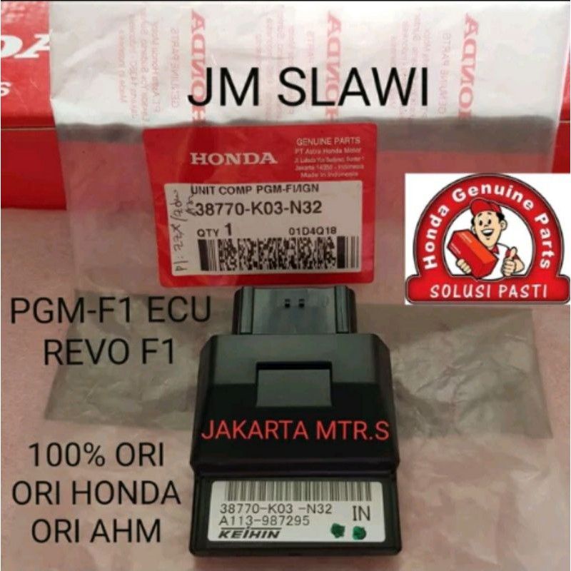 38770 K03 N32 Pgm-f1 atau ecu revo f1 asli ahm 38770 K03 N32