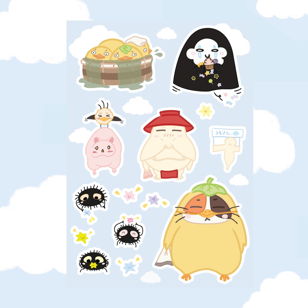 

KUMOKITA X GHIBLI CHARACTER | STICKER