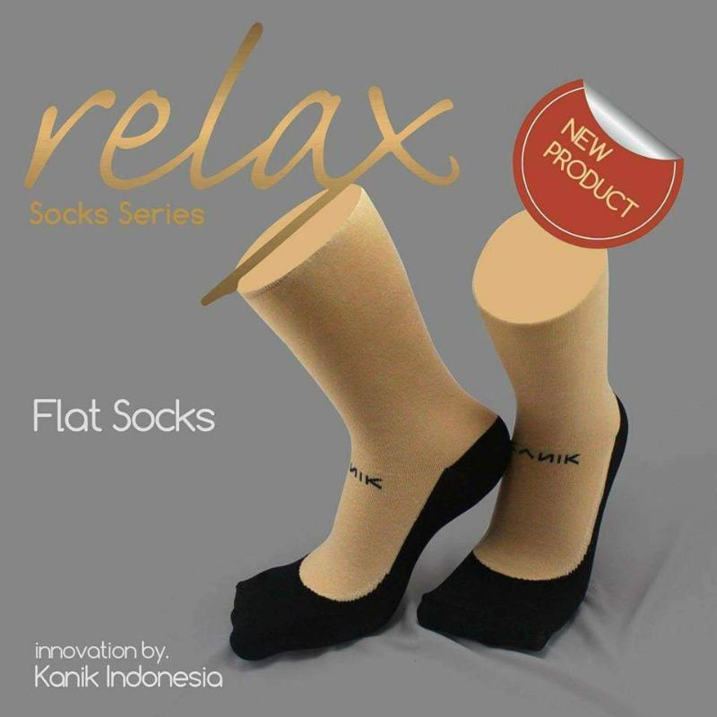 Kaos Kaki Kanik Infinity Relax Series | Kaos Kaki Motif Flat - Balet - Sandal