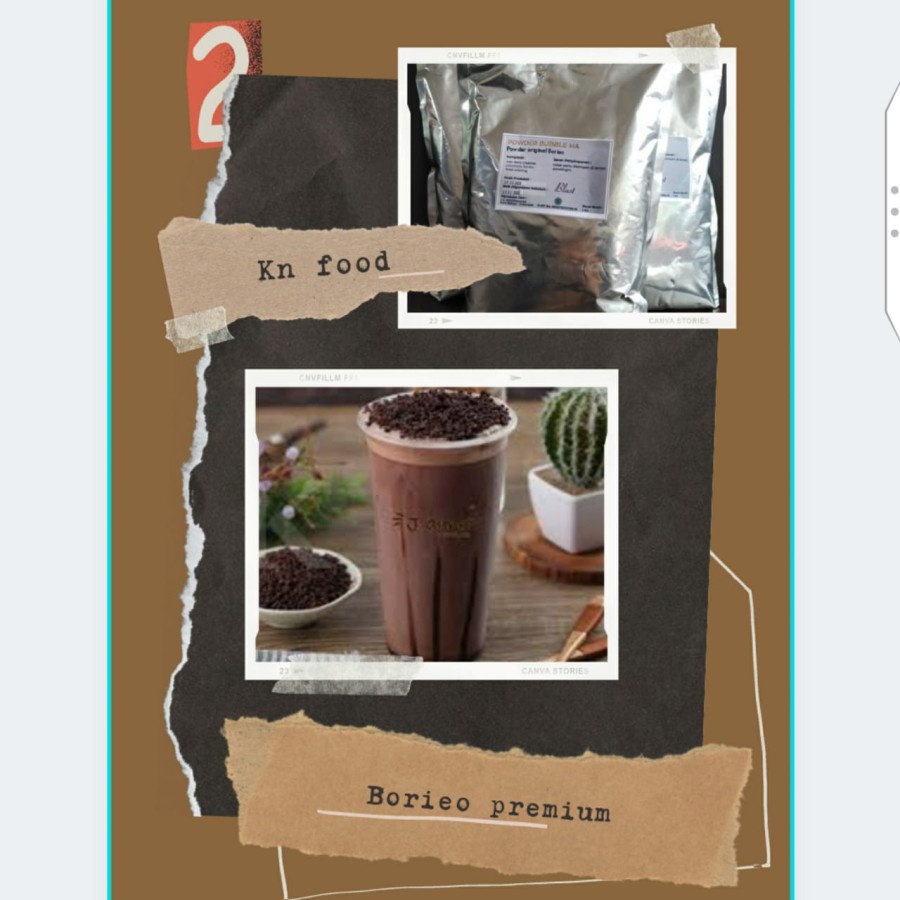 

Powder Bubuk Boreo Premium 1Kg -Premium Bubuk Minuman Borieco 1kg
