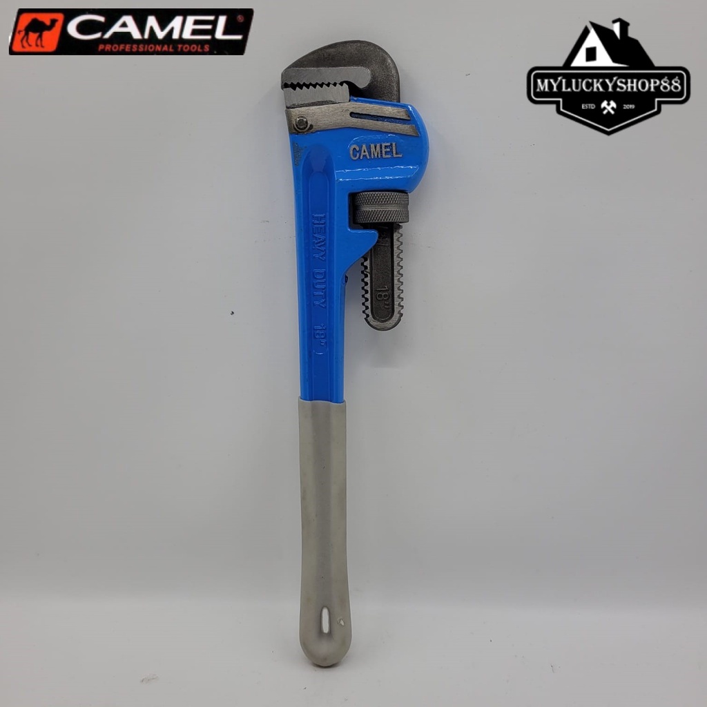 Camel Kunci Pipa Ledeng 18 Inch Pipe Wrench Saluran Air Pembuka Baut