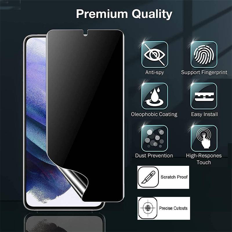 Pelindung Layar Hydrogel Anti Spy Untuk OPPO Realme Q2 Q3 Q5 Pro Q2i Q3i Q3S Realme V3 Vll V15 V25 V5 V13