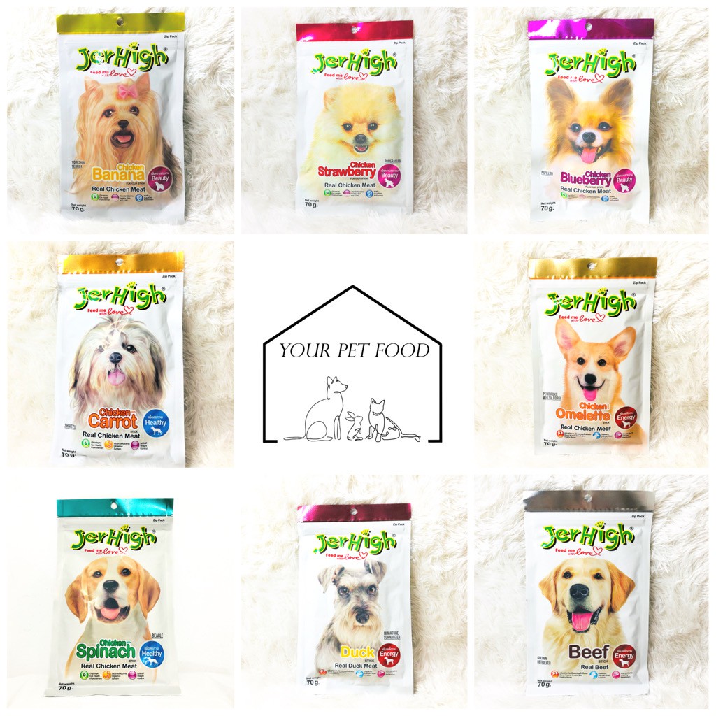 Jerhigh 70 gram Cemilan / Snack Anjing Harga Grosir Termurah