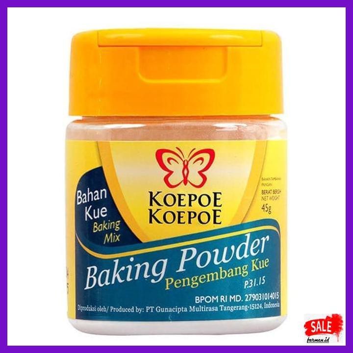 

DERPOWBAKING- BAKING POWDER KOEPOE KOEPOE PENGEMBANG KUE 45G KUPU KUPU BAKINGPOWDER -ASLIII.