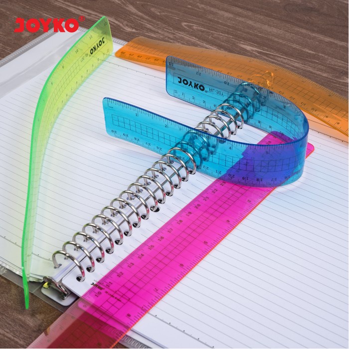 

TULIS-ALAT- FLEXIBLE RULER PENGGARIS LENTUR JOYKO RL-301 30 CM -ALAT-TULIS.