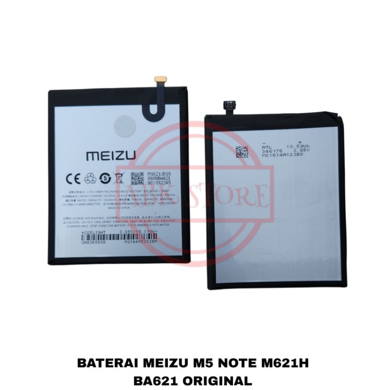 BATRE BATERAI BATTERY BA621 FOR MEIZU M5 NOTE M621H ORIGINAL