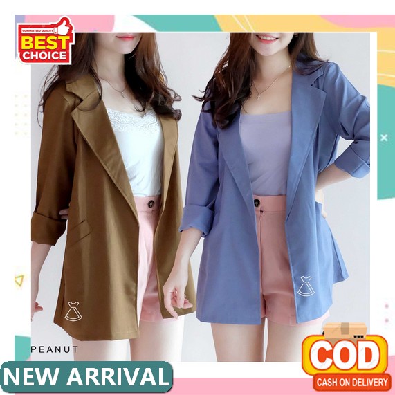 Arcd39- Outer Wanita Cardigan Wanita Blazer Wanita Blazer Kantor Blezer Santai Blazer Kualitas Impor