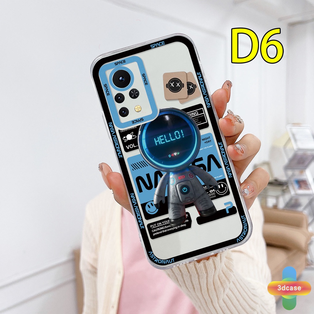 Casing Soft TPU Case Infinix Hot 10s NFC 10 10t 10 11 Play 10i 9 Pro 10 Lite 11 Plus Hot 9 Play 11 11S NFC Infinix Smart 6 5 4 4C 5 Pro Tencno Spark 5 PRO A15 A16 A9 A5 A7 A5S Y12 Y20 Y15S Y21S A12 NASA Space Astronauts Couple Cover