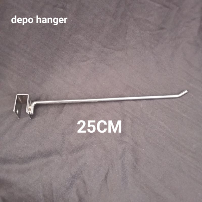 Cantelan Pipa Kotak / Singel hook 25cm