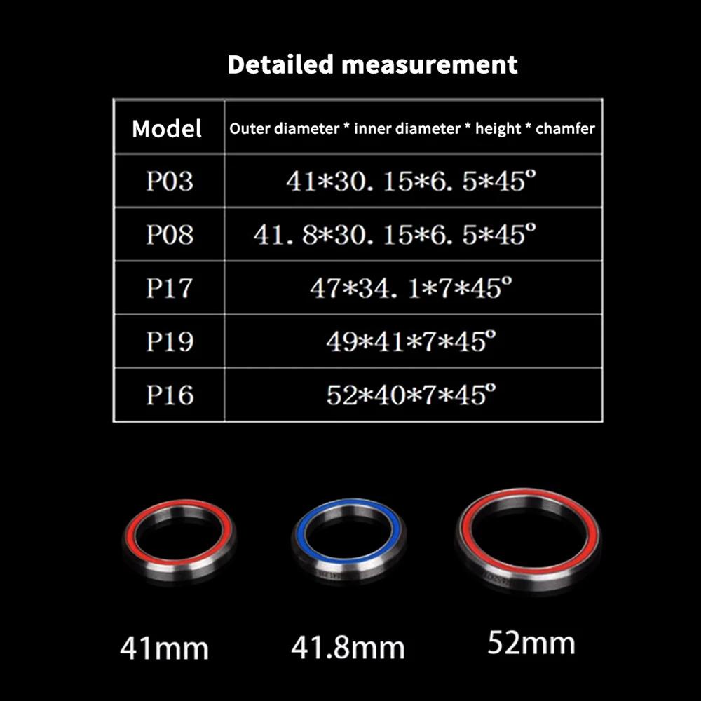 Nickolas1 Bearing Part Kualitas Tinggi 41 /41.8 /52mm Perbaikan Bantalan Sepeda Sepeda Gunung