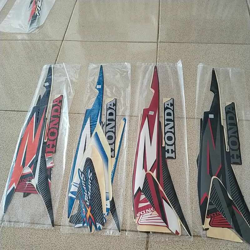 Striping Supra X 125 R tahun 2007