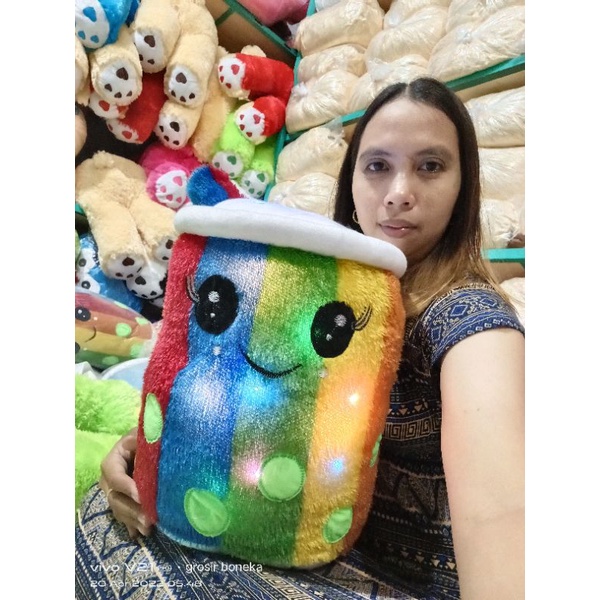 boneka lucu Boba XL lampu led