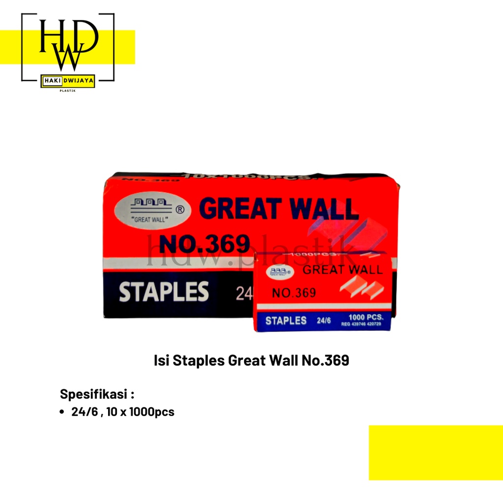 

[ECERAN] Isi Staples Great Wall besar No.369