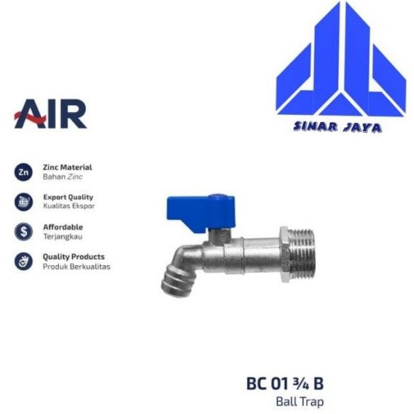 Jual AIR Kran Tembok-Kran Air BC 01 3/4B | Shopee Indonesia