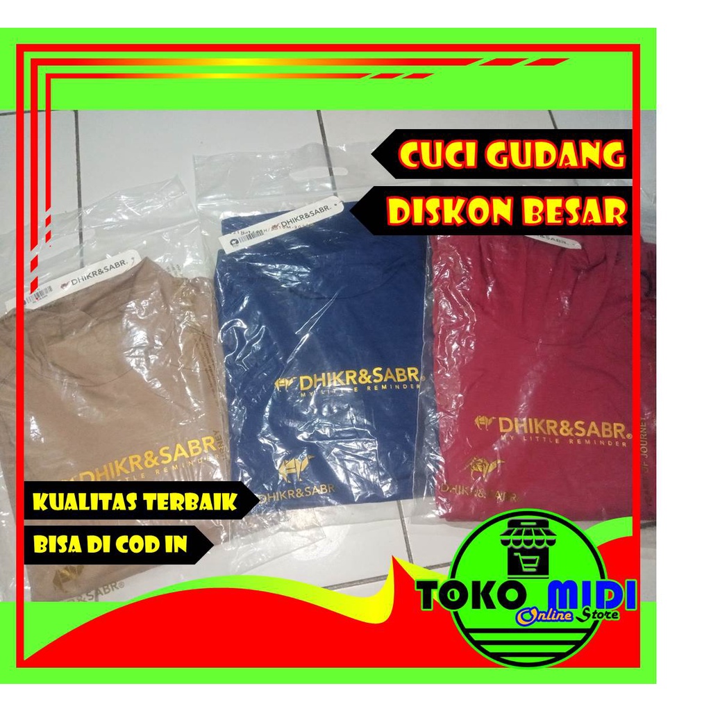 Kaos Lengan Panjang dengan Masker Dhikr & Sabr
