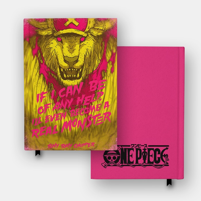 

Notebook Chopper Monster One Piece Anime Cosplay Buku Tulis Hardcover Agenda Jurnal Diary Custom