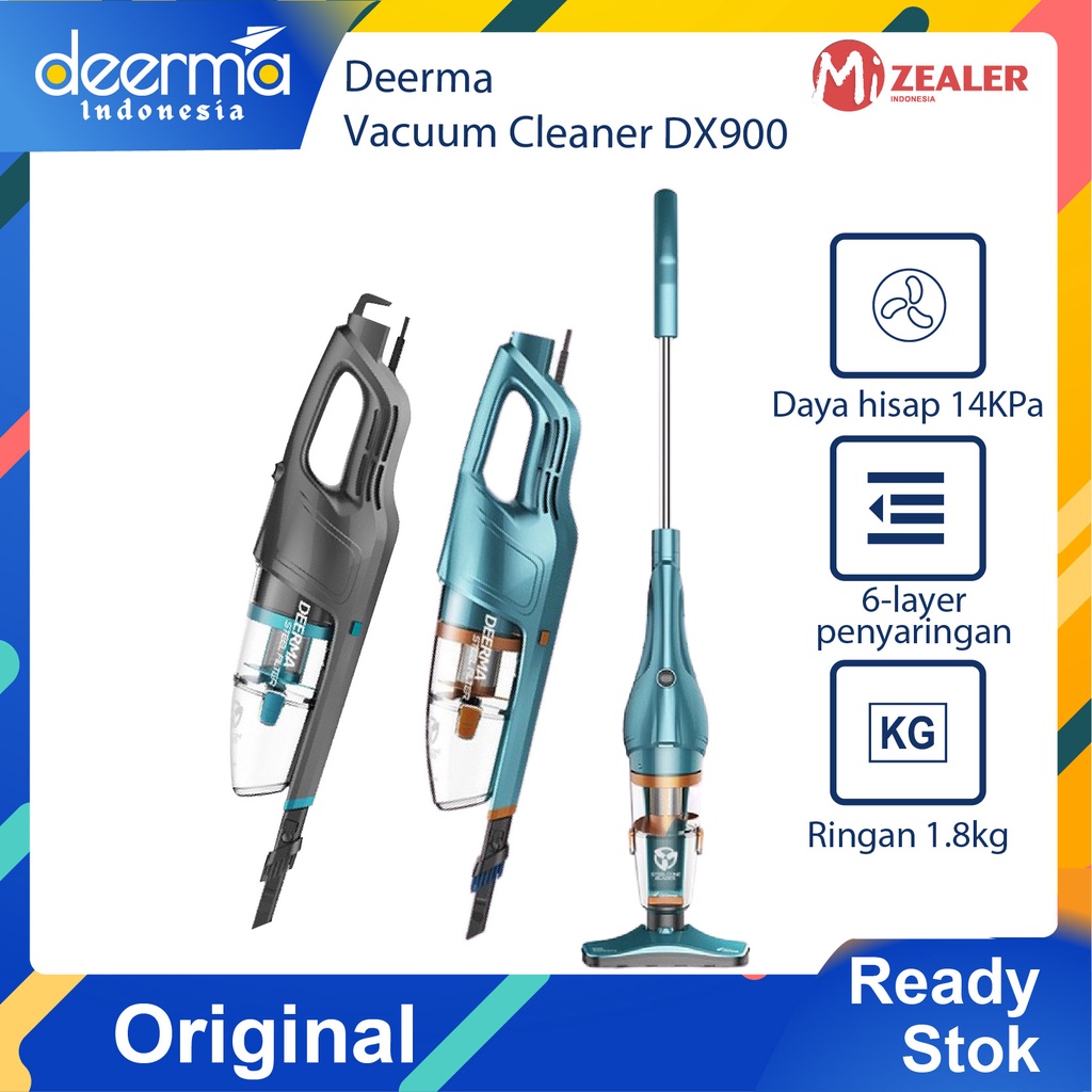 Deerma DX900 DX920 Vacuum Cleaner Penyedot Debu Portable Elektronik 11-15KPa Suction