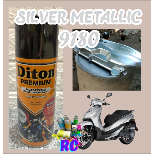 Diton premium 9180 silver metalik PILOK cat motor