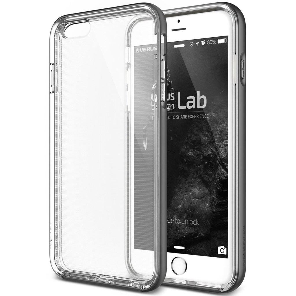 PROMO VERUS CRYSTAL BUMPER FOR IPHONE 6 PLUS/6S PLUS STEEL - SILVER