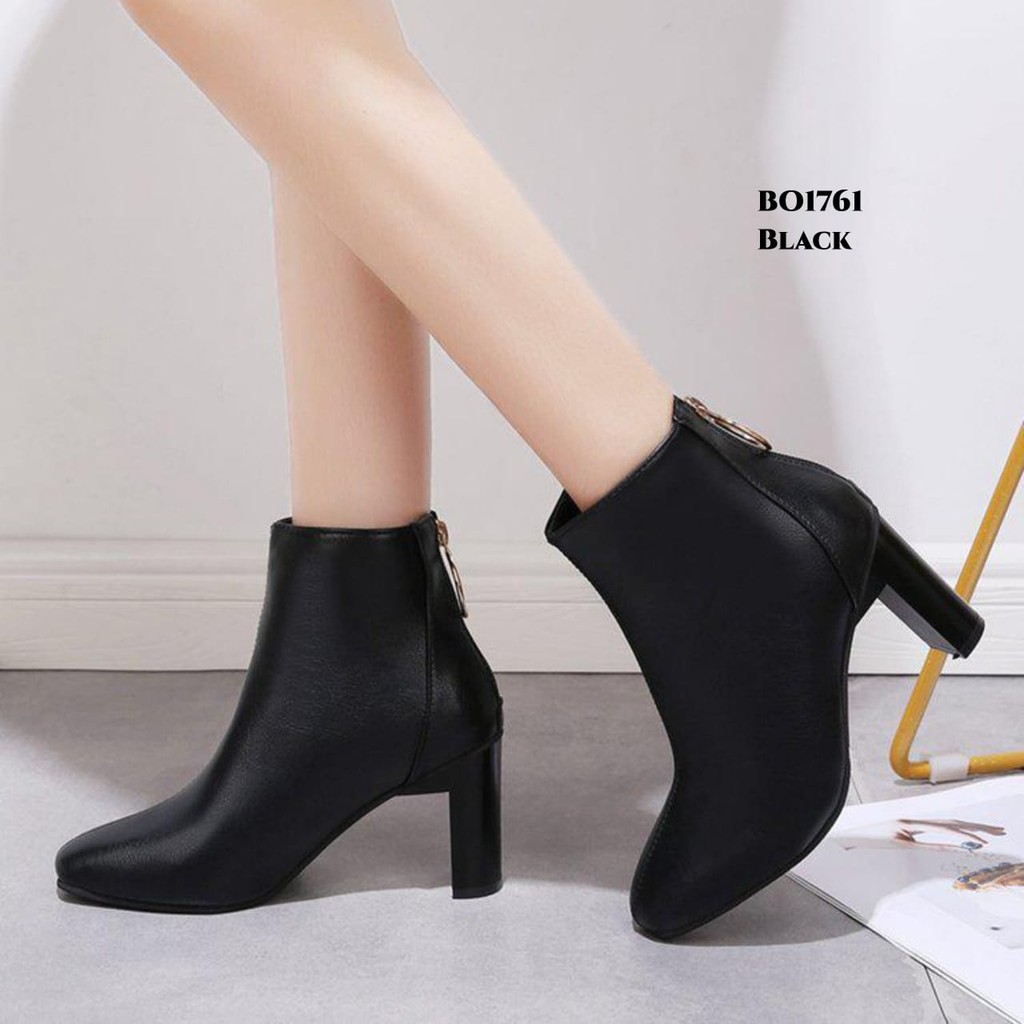 RESTOCK PRF Sepatu Boots Heels Korea BO1761