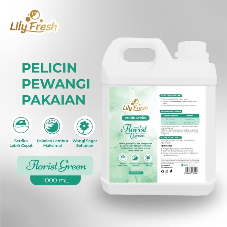 (NEW PRODUCT) LILY FRESH Pewangi Setrika Pakaian Pelicin Setrika laundry