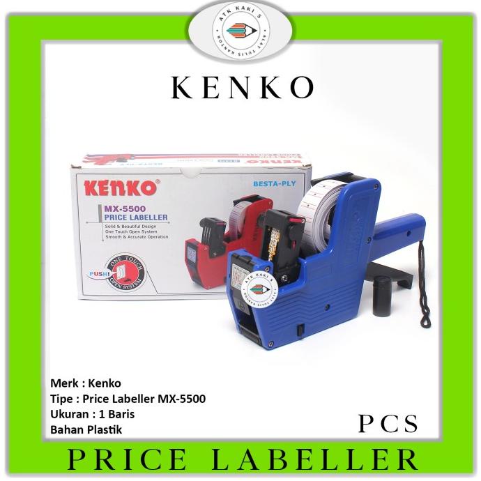 

GROSIR!!! Price Labeller Kenko MX-5500M / Label Harga / Stiker Harga