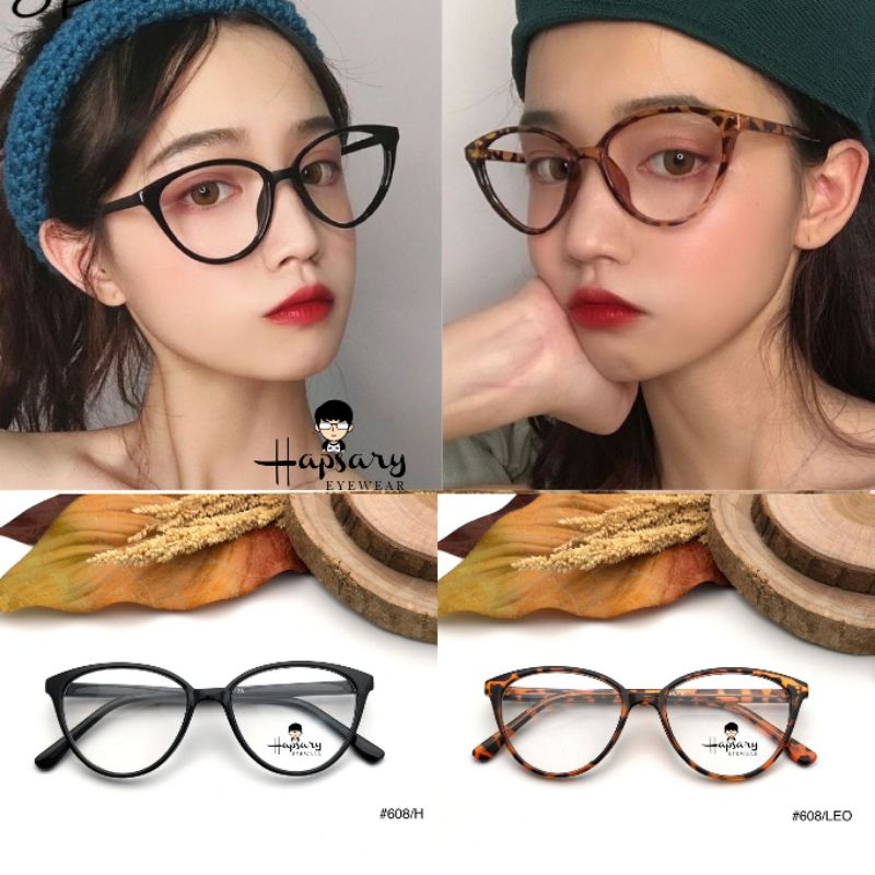FRAME SS CAT EYE | PHOTOCROMIC ANTI RADIASI BISA MINUS | KACAMATA WANITA | KACA MATA PLUS | KACAMATA TERBARU | KACA MATA TRENDY 608