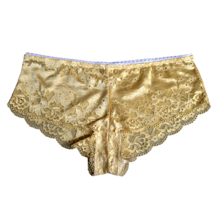 Panty Boxer Tori Yellow Lace