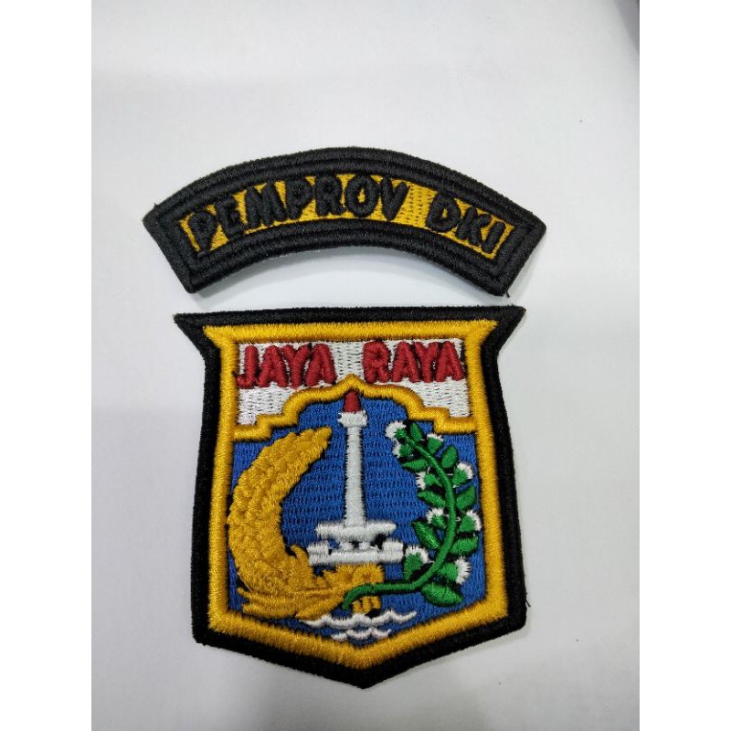 Badge DKI (bordir timbul)