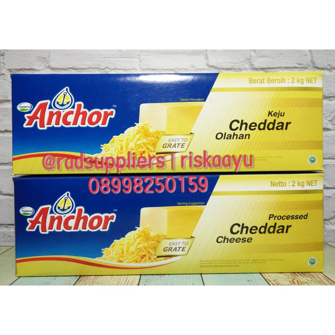 jual Cheese Cheddar Easy To Grate, Anchor Product, Keju Cheddar