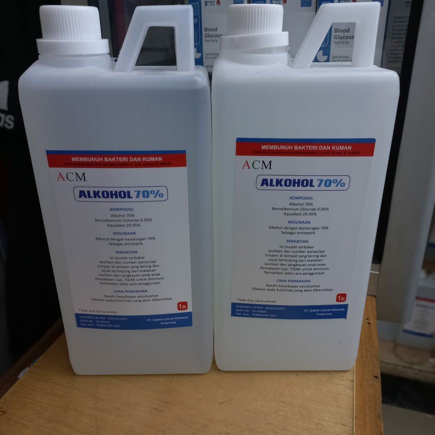 alkohol 70% 1 Liter ACM / Alkohol 70% 1000 Ml