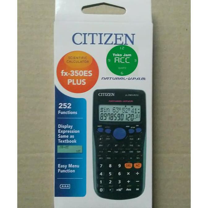 

IBARUl Kalkulator Scientific Citizen FX-350ES Plus ICQl