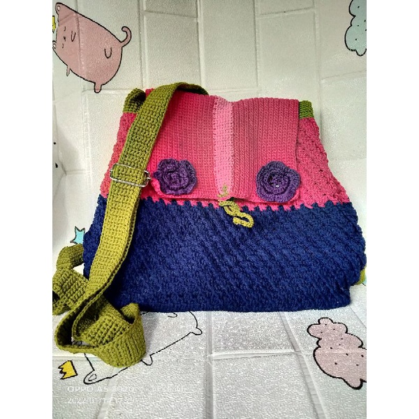 TAS PUNGGUNG RAJUT MURAH MODEL MODERN TERBARU 2022