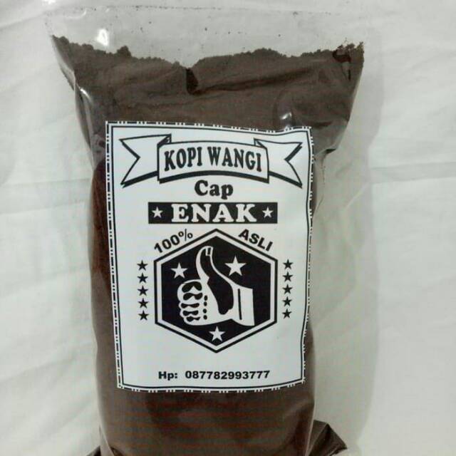 

Kopi Bubuk Robusta asli kalimantan 250 gram/kopi wangi cap enak