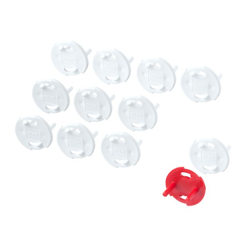 PATRULL Steker pengaman 12 pcs putih