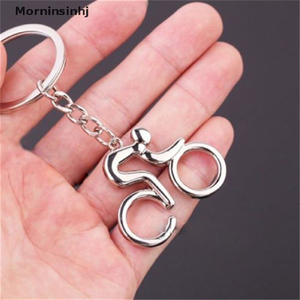 Mornin Baru Unisex Olahraga Naik Bersepeda Sepeda Sepeda Liontin Keyring Alloy Keychain id