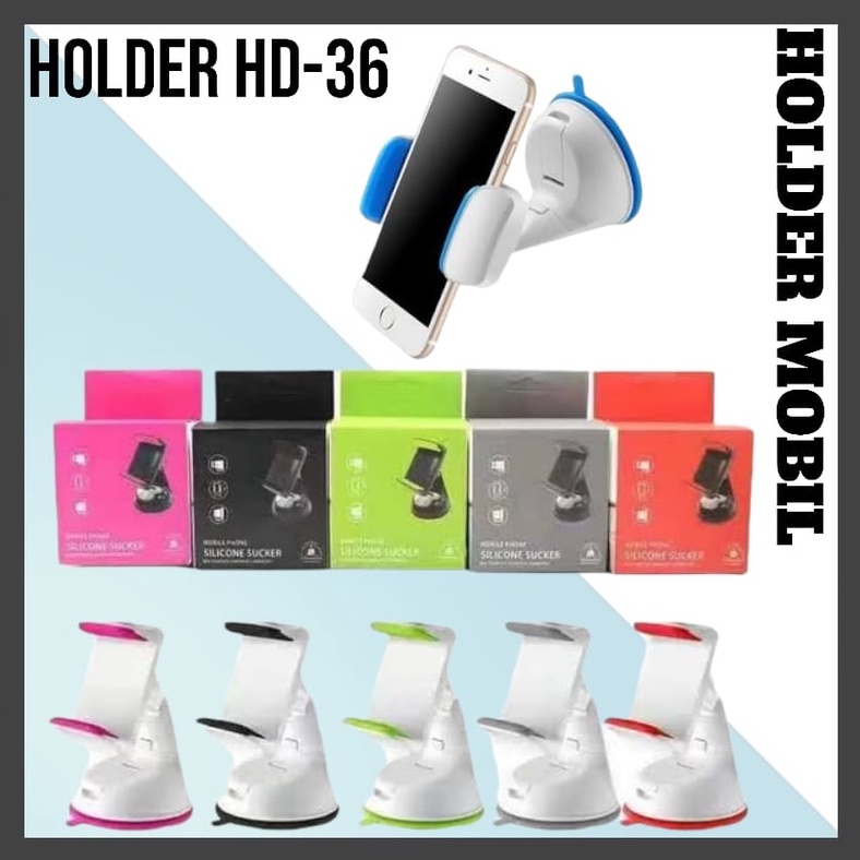 HOLDER MOBIL HD-36 360 ROTATION CAR HOLDER HP UNIVERSAL HD36 ROTASI