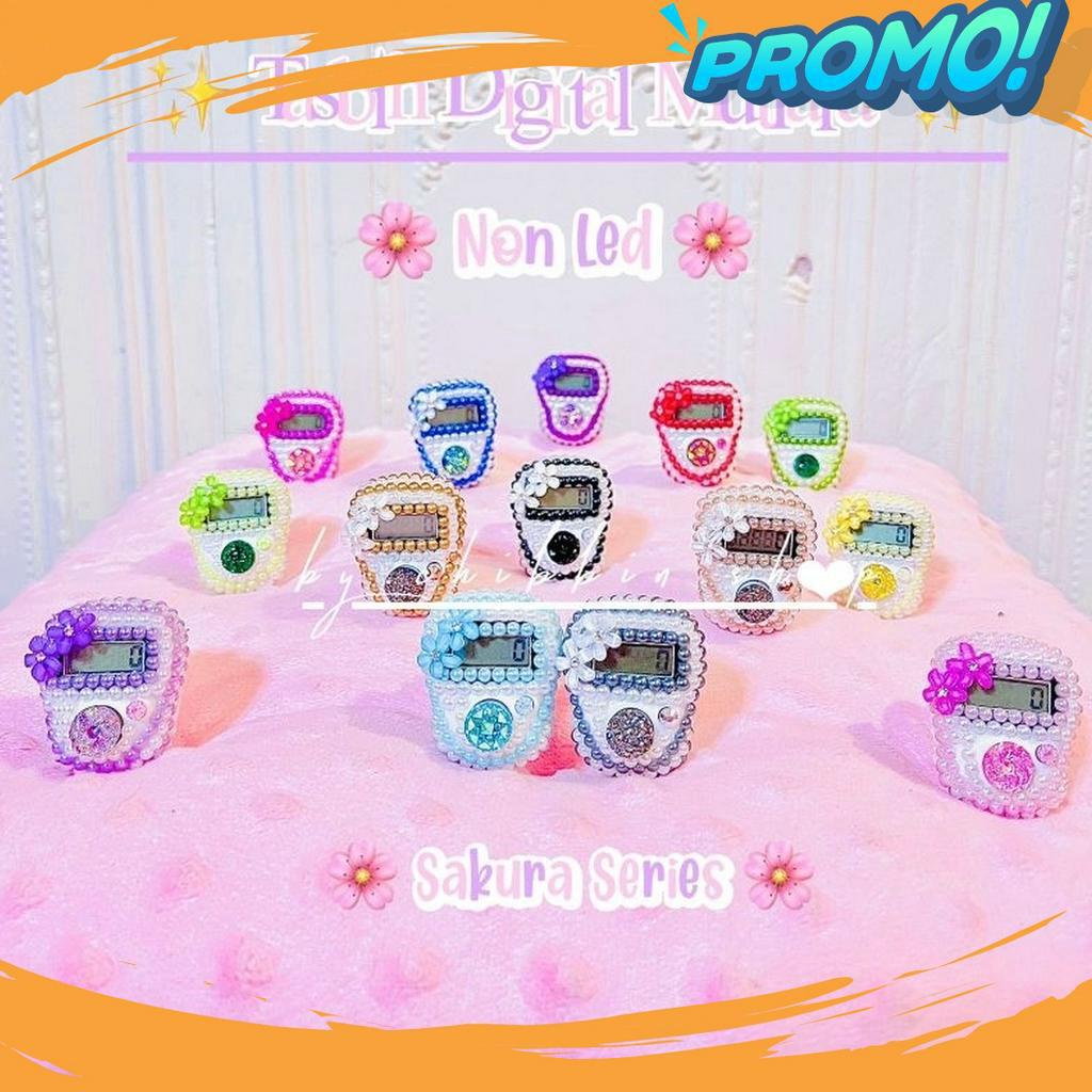 SHOPEE SALE Tasbih Digital Mutiara Sakura  Tasbih Digital Cantik  Alat Dzikir