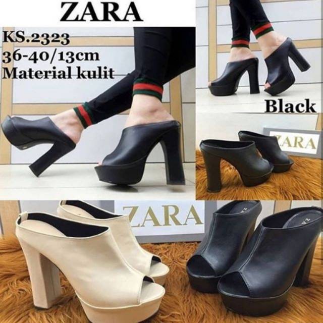 ZARA MULES HEELS K2323
