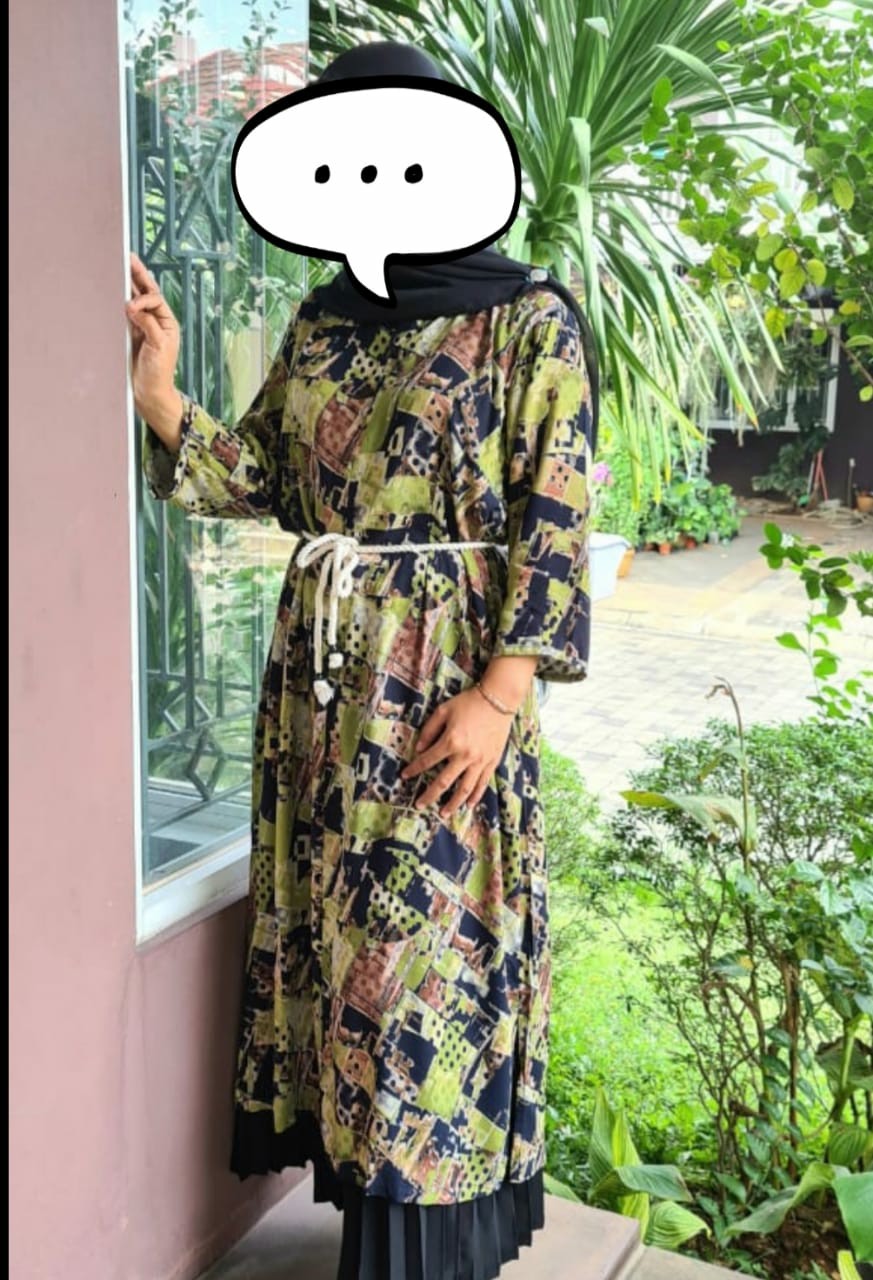 Damira Tunik Rayon Viscose Murah Muslim Wear Batik Elegan