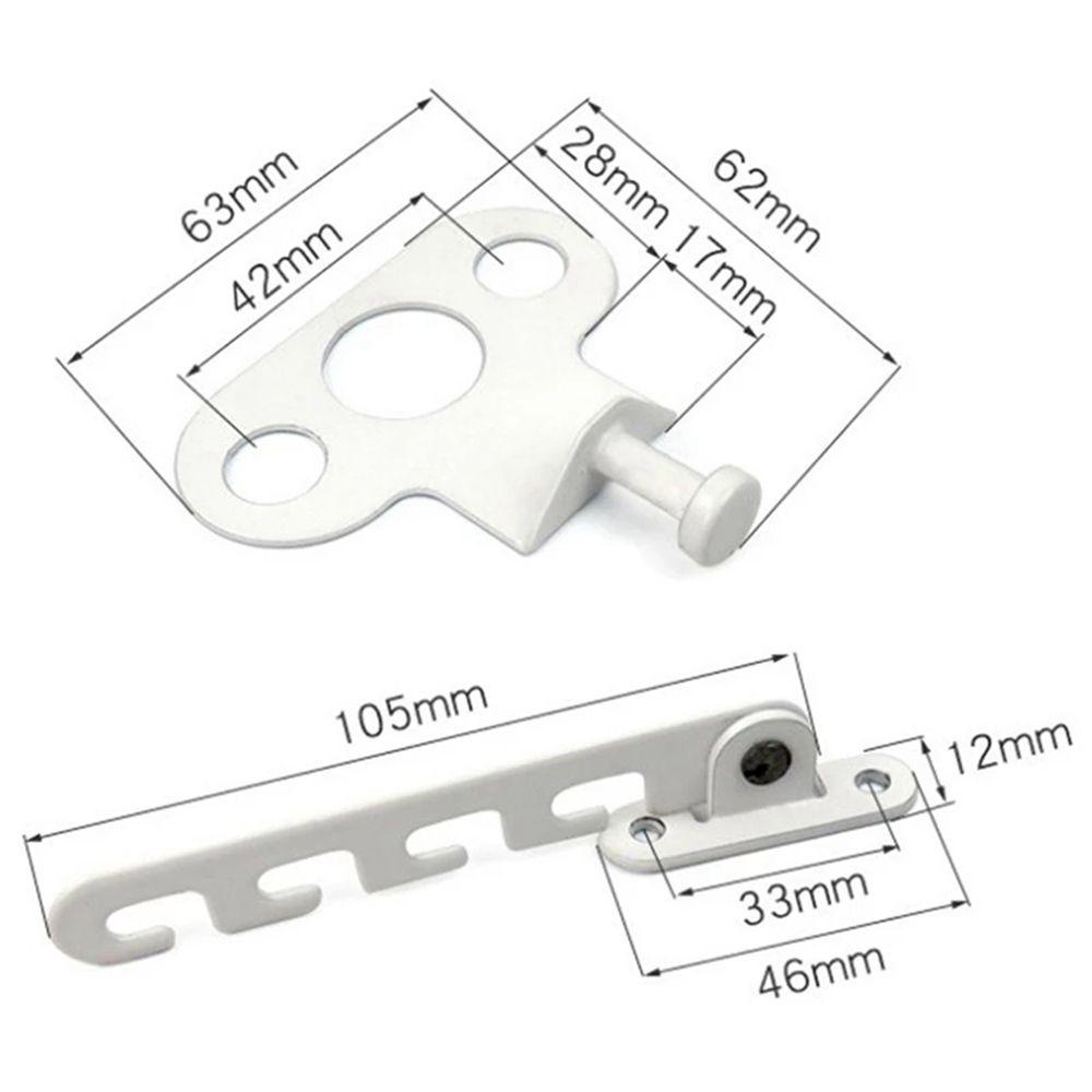 [Elegan] Window Hook 1set Dengan Sekrup Penahan Angin Penahan Angin Casement Ventilasi Untuk Anak Pengaman Pintu Stopper