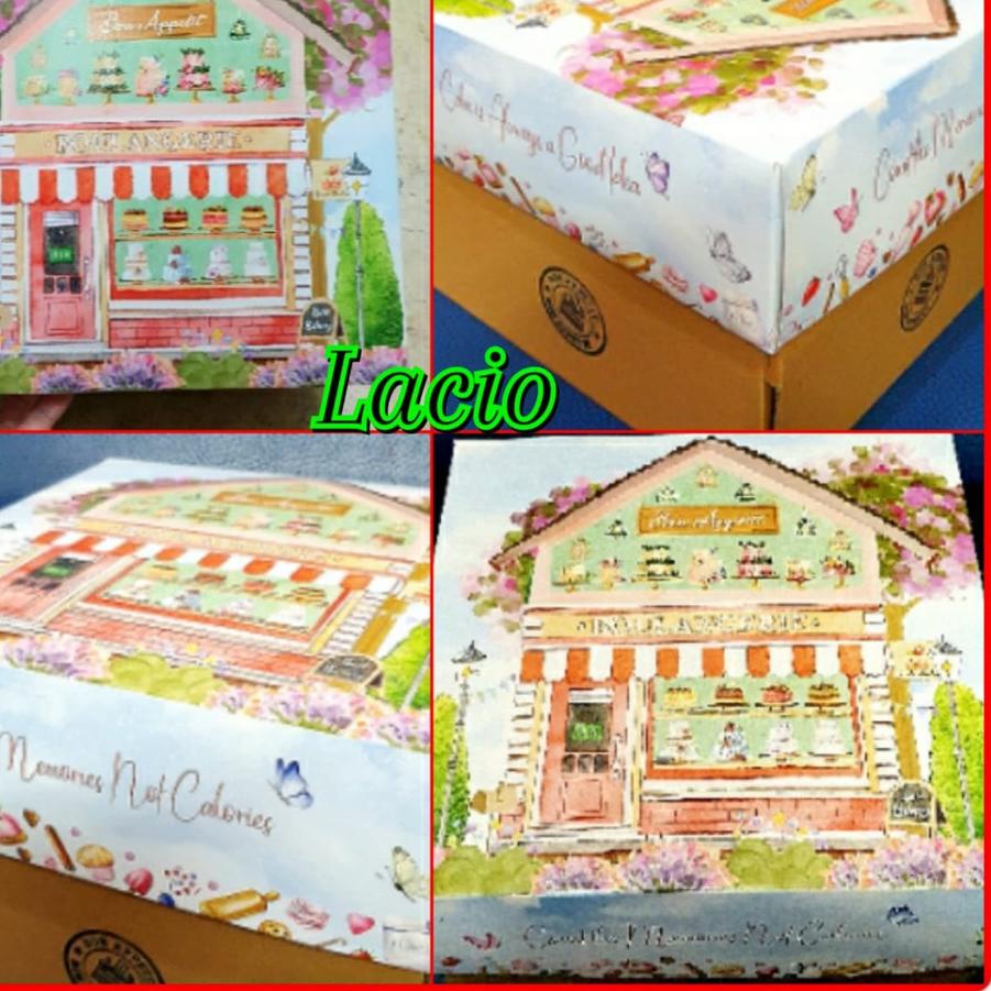 

10.10 HARGA GROSIR Dus Kue Cake Box Bon Appetit 25 x 25 x 18 - Cake