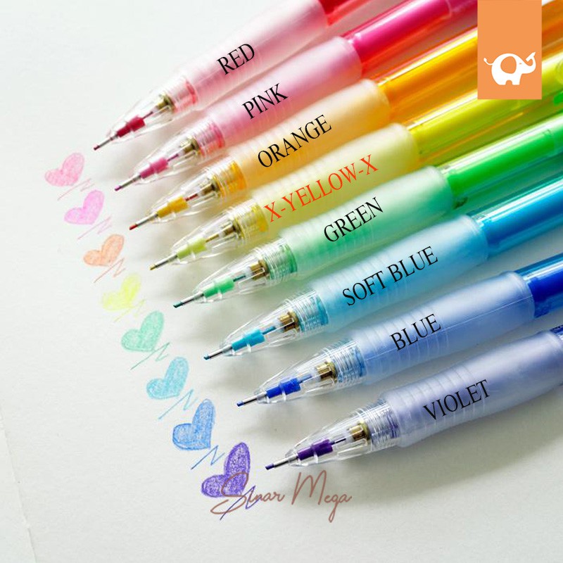 

H7Y Pilot Pensil Mekanik Color Eno 2B 0,7mm / Pensil Mekanik warna / PILOT "COLOR ENO" MECHANICAL