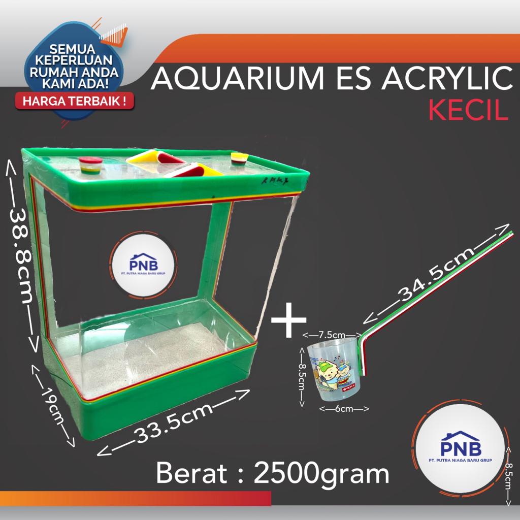 Aquarium Es Kelapa Kecil|Aquarium Es Buah|Box Es Kelapa (GOJEK)