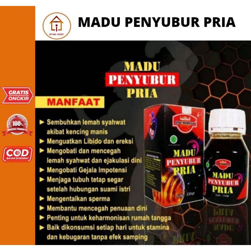 

MADU PENYUBUR PRIA ATH THOIFAH/MADU MURNI UNTUK KESUBURAN PRIA/TERLARIS